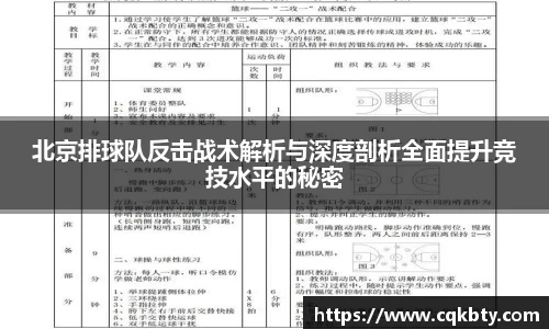 北京排球队反击战术解析与深度剖析全面提升竞技水平的秘密