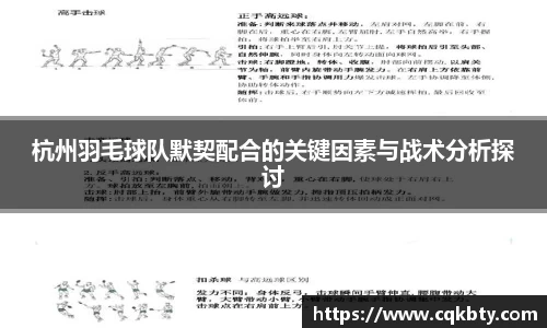 杭州羽毛球队默契配合的关键因素与战术分析探讨